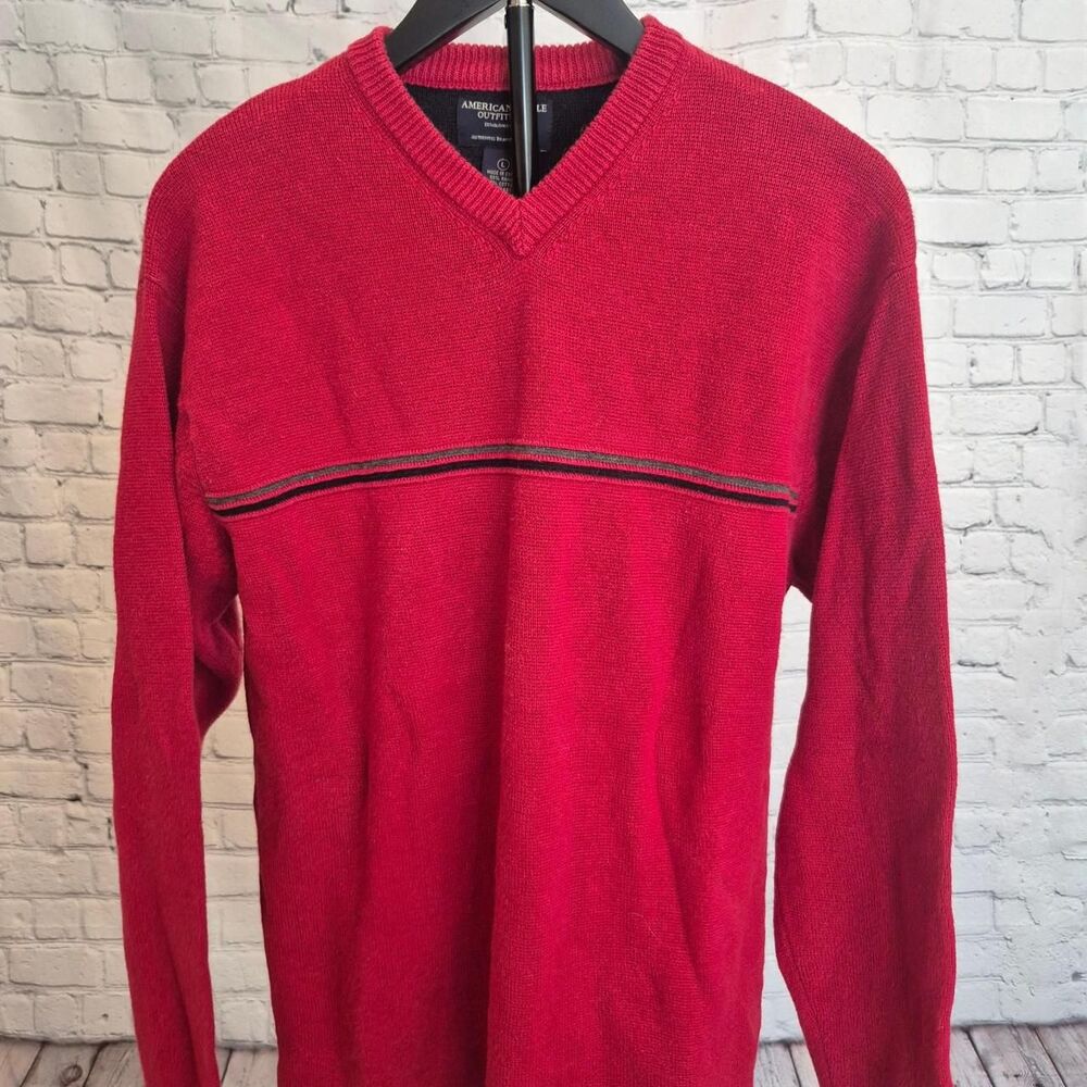 American-eagle Men's Red Jumper